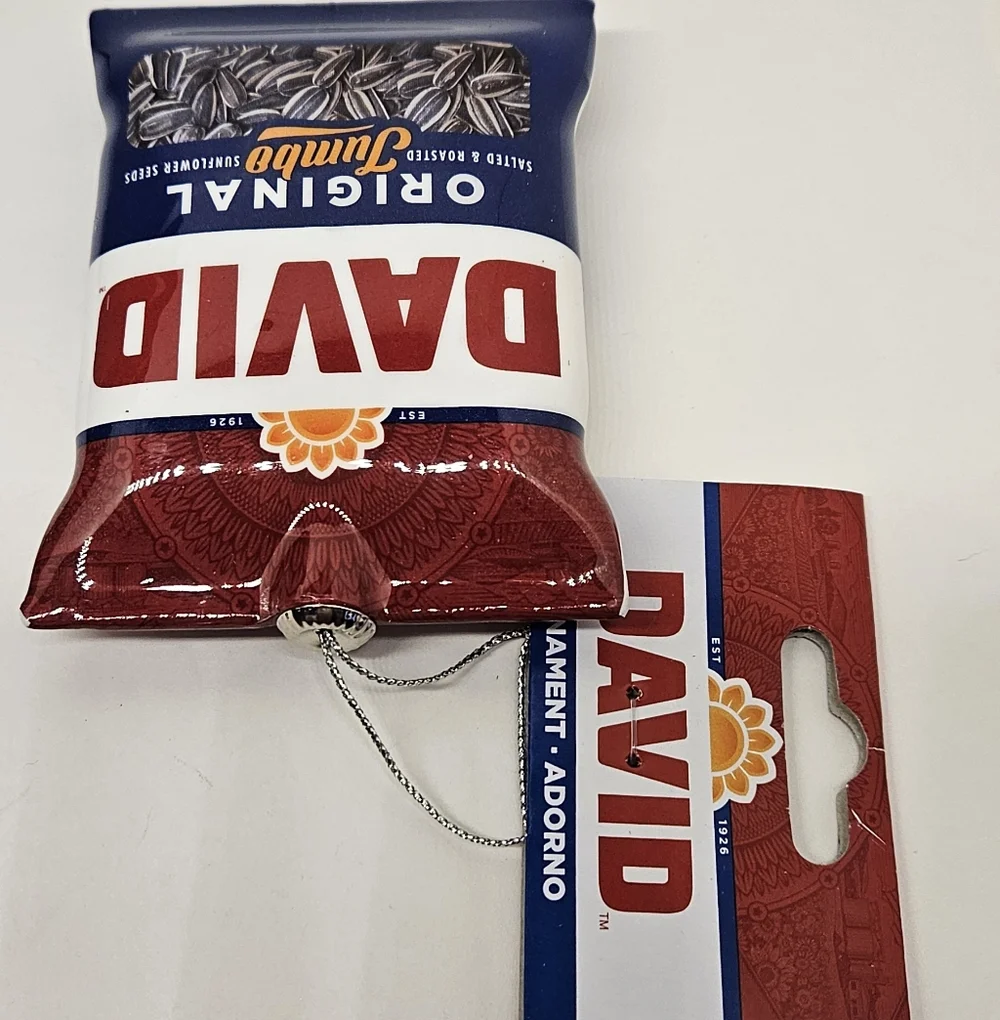 Ruz David Original Jumbo Sunflower Seeds Bag Christmas Tree Ornament Food